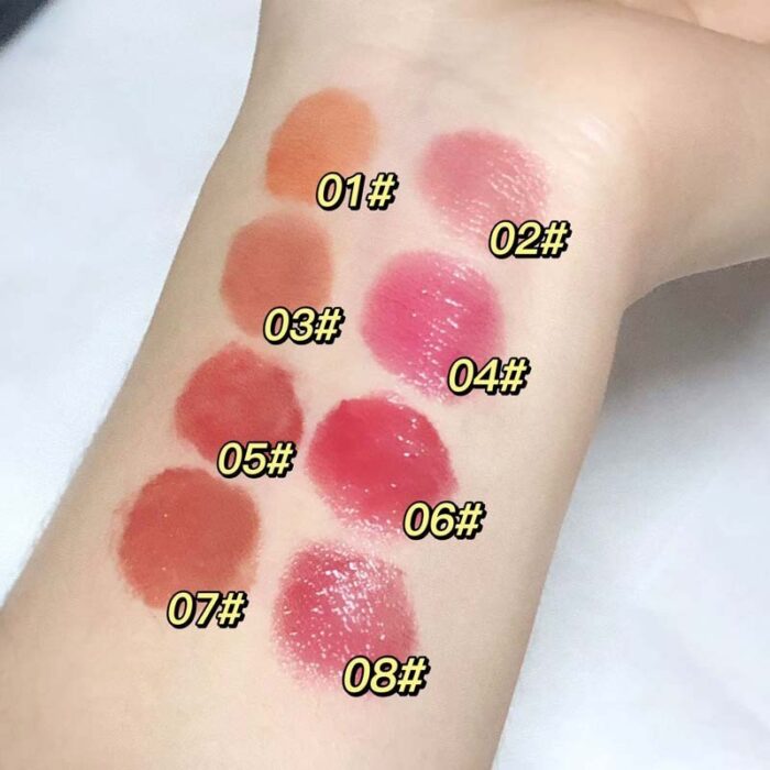 HERORANGE High Sweet Shimmer Lipstick Lip Glaze Natural No Stain On Cup - Image 3