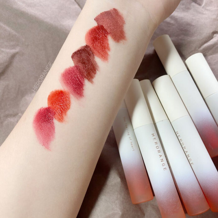 HERORANGE Velvet Lip Lacquer – Matte Finish Lipstick & Gloss