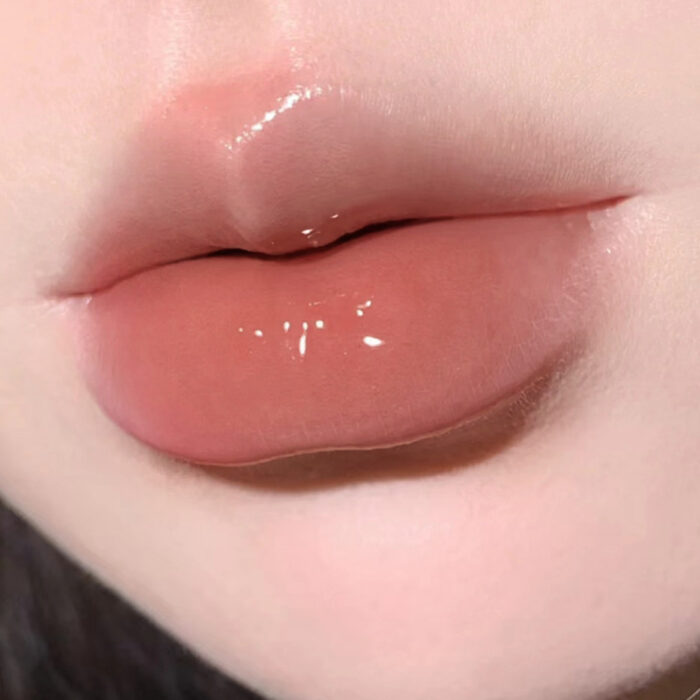 HERORANGE Light Dew Concentrated Mirror Lip Lacquer No Stain On Cup Thai Style - Image 5