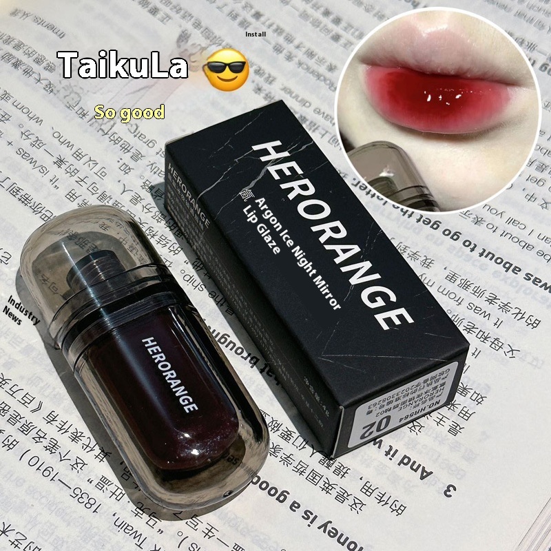 HERORANGE Mirror Lip Lacquer – Long-Lasting Lip Glaze