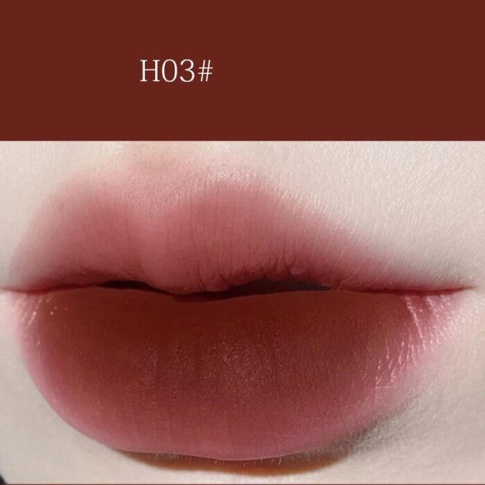 HERORANGE Color Mixing Diary Lip Mud Cream Velvet Matte Lip Lacquer Milk Tea Bean Paste Student Lipstick - Image 5